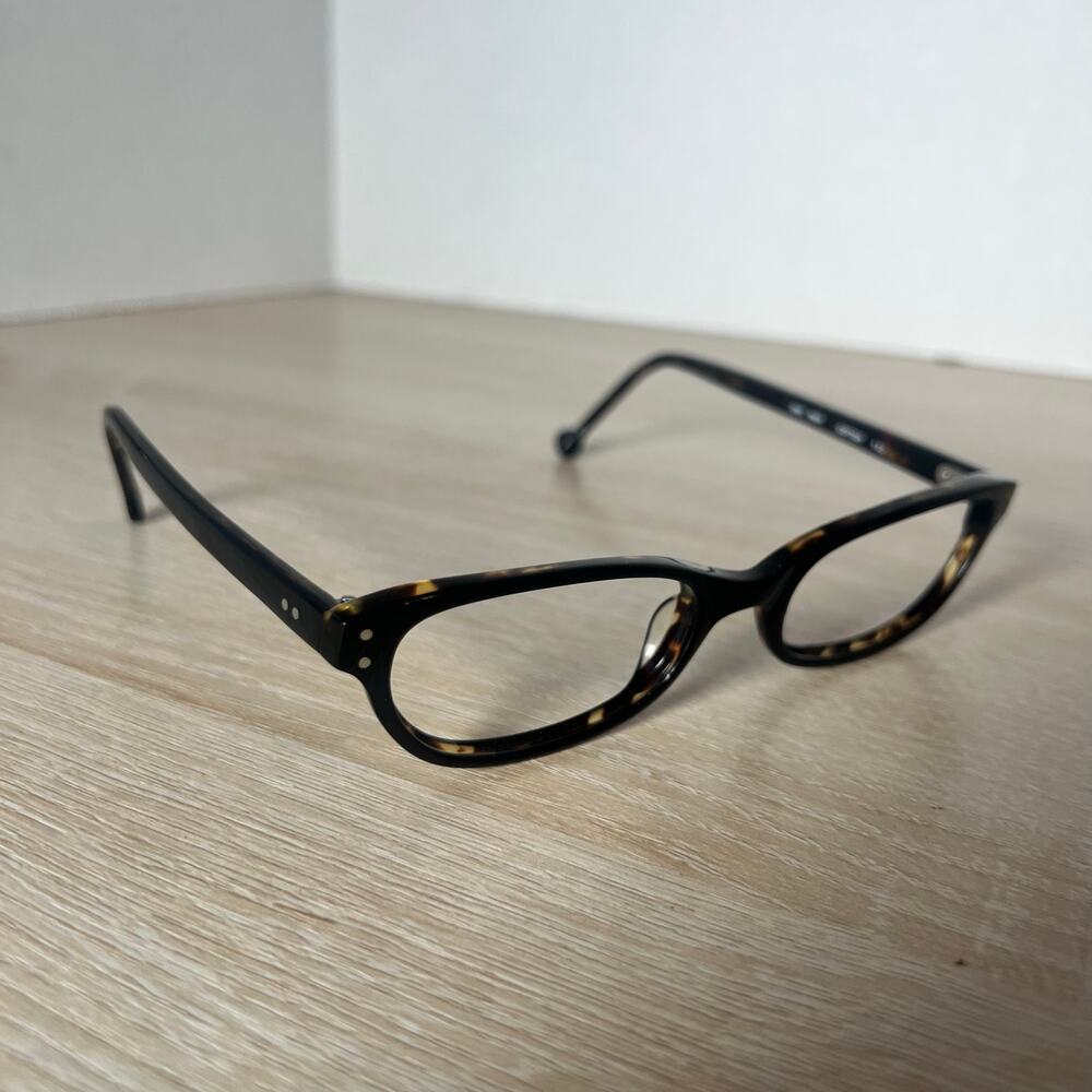 L.A. Eyeworks Cotton 152 Eyeglasses Black Havan Frames One Pair 51-19-138